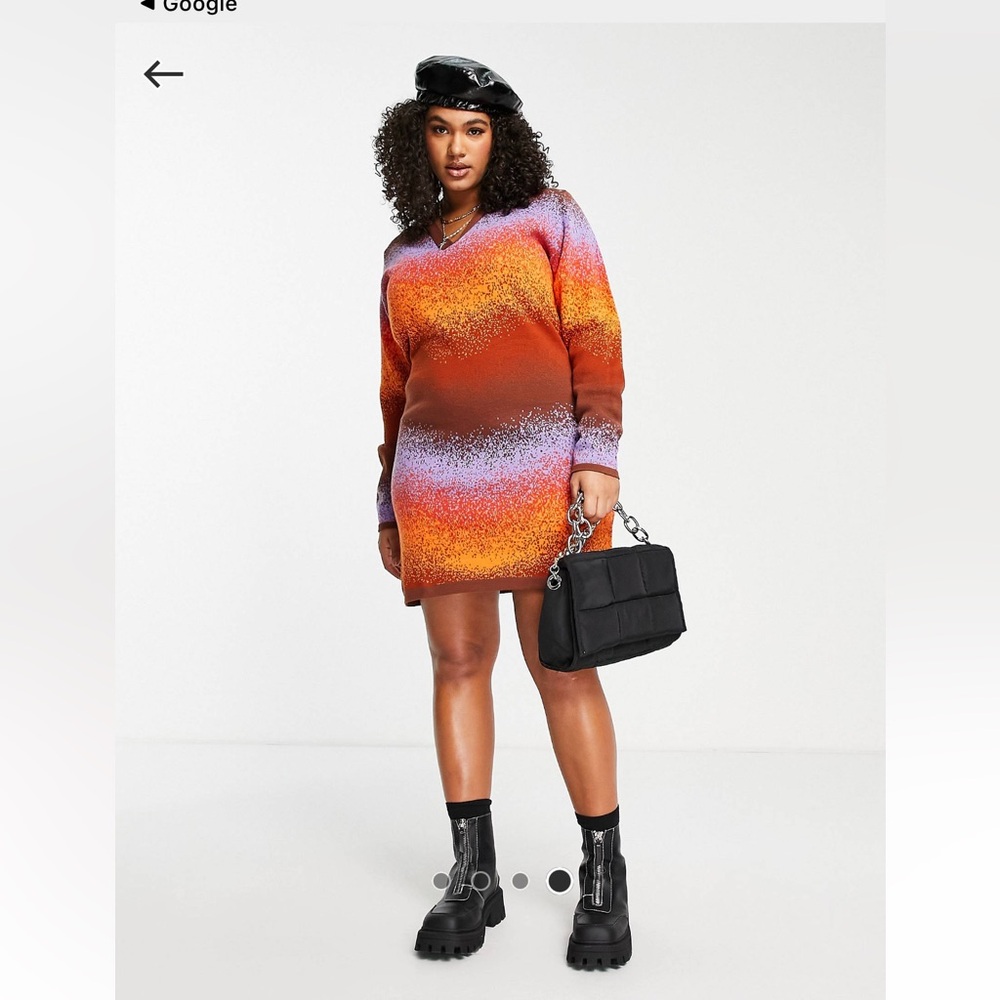 Sweater Dress w/Collar